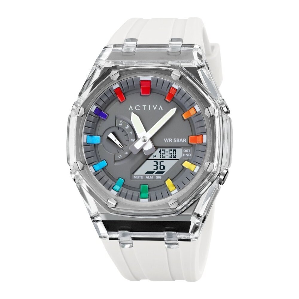 Activa Kaleido x Invicta Men’s Digital Chronograph Watch 53.2mm Modern NEW
